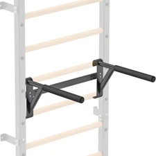 Lifeswell Dip Bar Attachment for Swedish Ladder, Non-Slip Adjustable Grip Handle