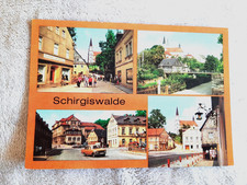 DDR KARTE bunte Postkarte AK  Schirgiswalde  unbeschrieben ungelaufen