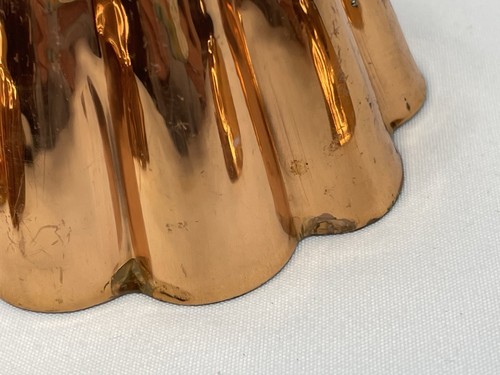 Set Of 4 Small Copper Tin Lined Hanging Molds - Picture 19 of 23