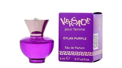 Versace Dylan Purple Pour Femme Eau De Parfum EDP Perfume 5ml/0.17oz Mini NIB