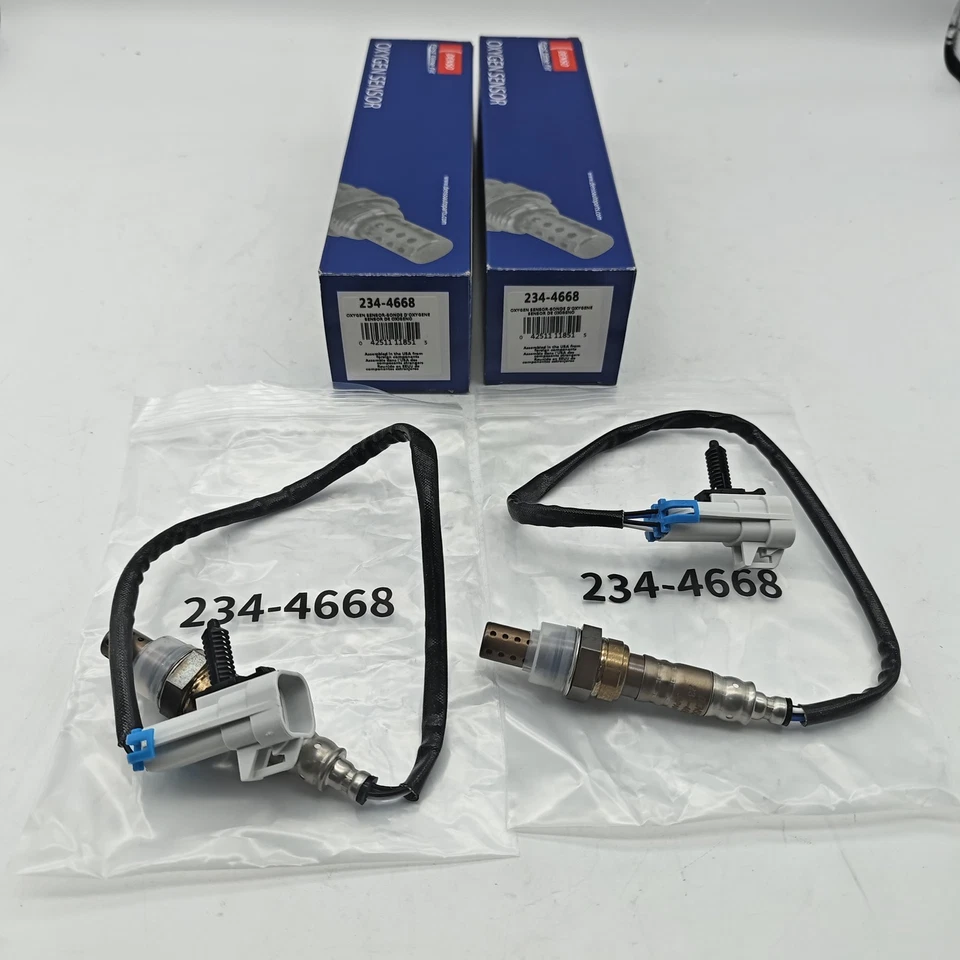 Denso 2X 234-4668 Oxygen O2 Sensor For 2003-15 Buick Cadillac Chevrolet Pontiac Foto 3 de 4
