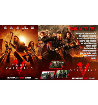 Vikings: Valhalla DVD | Complete Season 3 (2024) |Free Region CD | English Audio