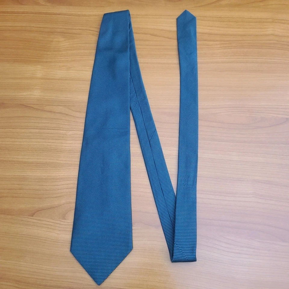 Corbata vintage Brooks Brothers para hombre verde seda geométrica EE. UU. AÑOS 90 Foto 2 de 4