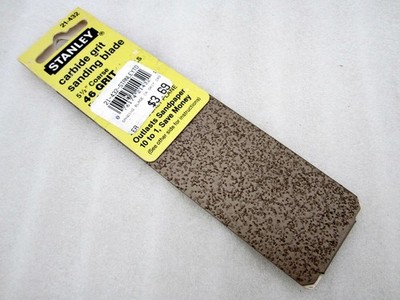 Vintage NOS Stanley Carbide 46 Grit Sanding Blade 21-432 Pocket Plane 21-399 USA