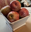 Ceramic Basket Of Apples From Italy — photo 3