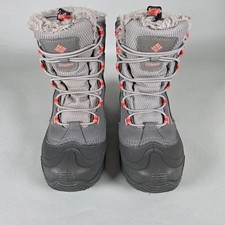 Columbia Kids Bugaboot III Snow Boots Size 4y Waterproof 200g Insulated Gray