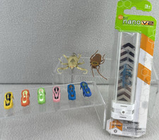 HEXBUG Nano V2 Robot Lot Incl Real Bugs Cockroach Scorpion 8 Untested  1 Sealed