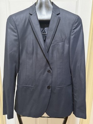 MANUEL RITZ SWISS EVENING MEN'S BLACK BLAZER US 38 REG