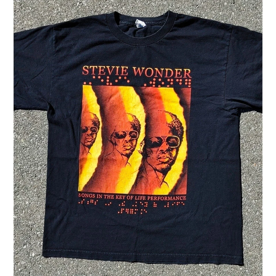 Preços baixos em Camisa de Stevie Wonder em camisetas masculinas