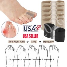 5-10PCS Big Toe Separators for Pain Relief, Bunion Corrector Spacers Straightene