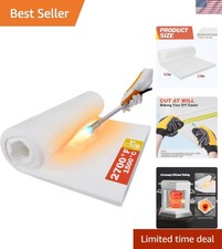 Insulation, 60"x24"x1"Thick, 2600F Fireproof Insulation Blanket for Wood Stov...