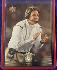 2012 Upper Deck University of Alabama Football Cards Checklist 32