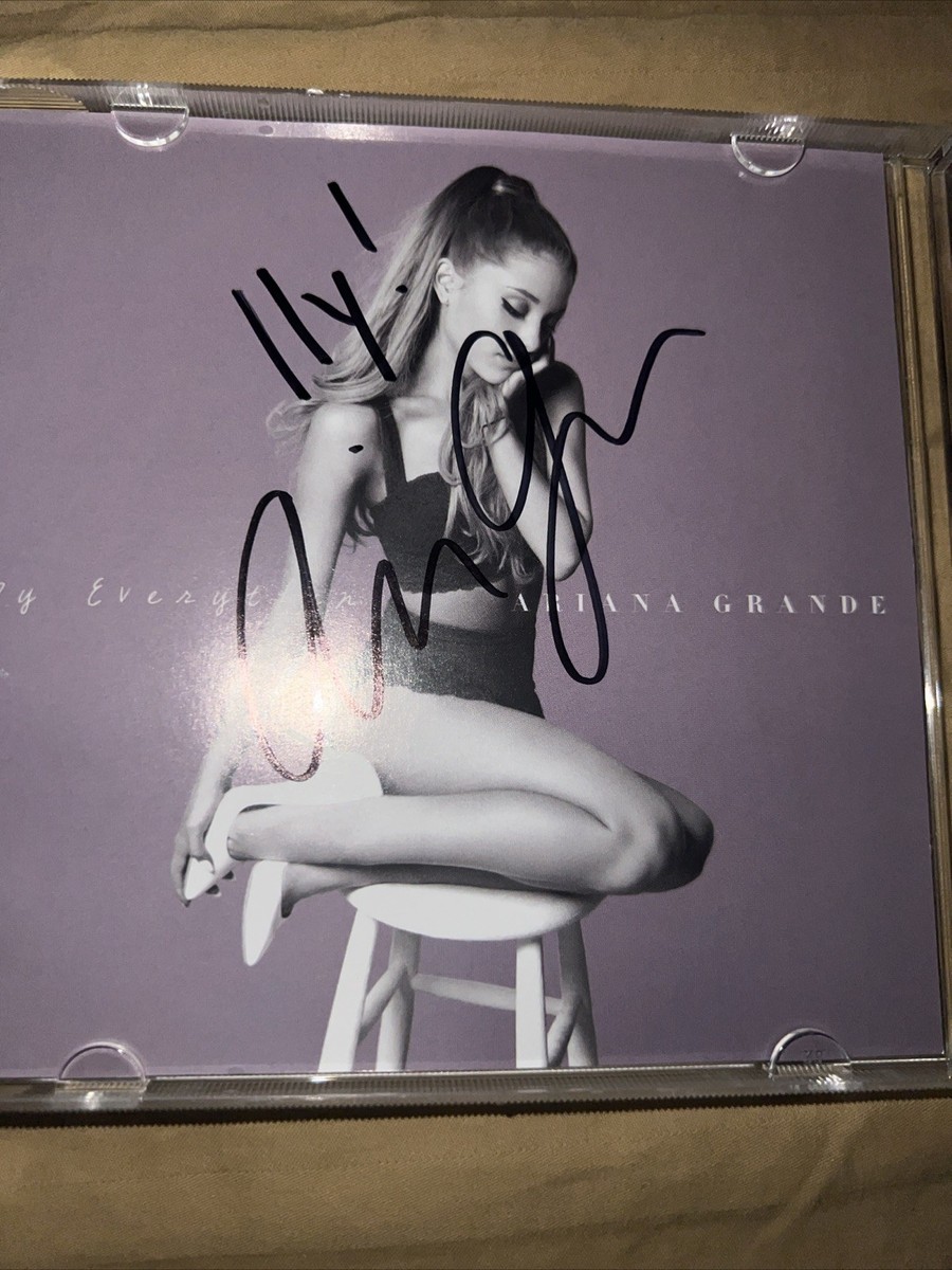アリアナ・グランデ　直筆サイン入りCD　Ariana Grande - FULL SIGNED Ariana Grande - My Everything autograph CD | eBay