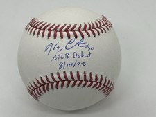 Kerry Carpenter Autographed ROMLB Rawlings Baseball Tigers MLB Debut Fanatics