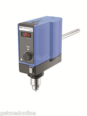 NEW ! IKA Eurostar 100 Digital Overhead Stirrer 100L Capacity 30-1300rpm 4238101