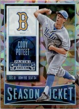 2015 Panini Contenders Cracked Ice #28 Cody Poteet /23 - NM-MT