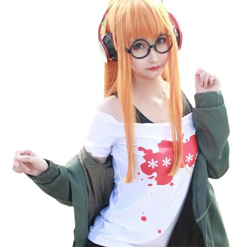 Anime Persona 5 Sakura Futaba Disfraz de Cosplay Niñas Uniforme Traje de Halloween - Imagen 5 de 7