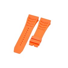 27mm Orange Rubber Watch Strap For Richard Mille RM011,RM030,RM010,RM055,RM53
