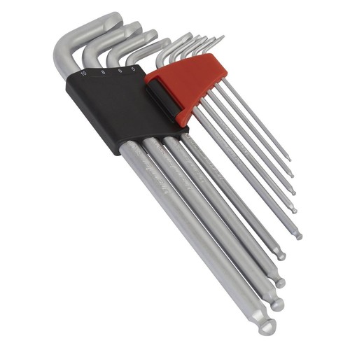 Sealey AK7180 Ball-End Hex Key Set 9pc Lock-On - Metric - Picture 2 of 7
