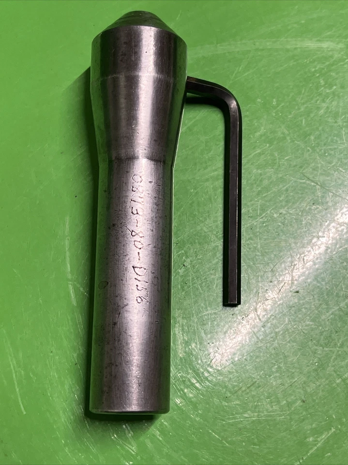 Vástago de taladro R8 roscado. Vástago de taladro R8 Bridge Port Arbor. "5"" de largo X 7/16 bits" Foto 3 de 4