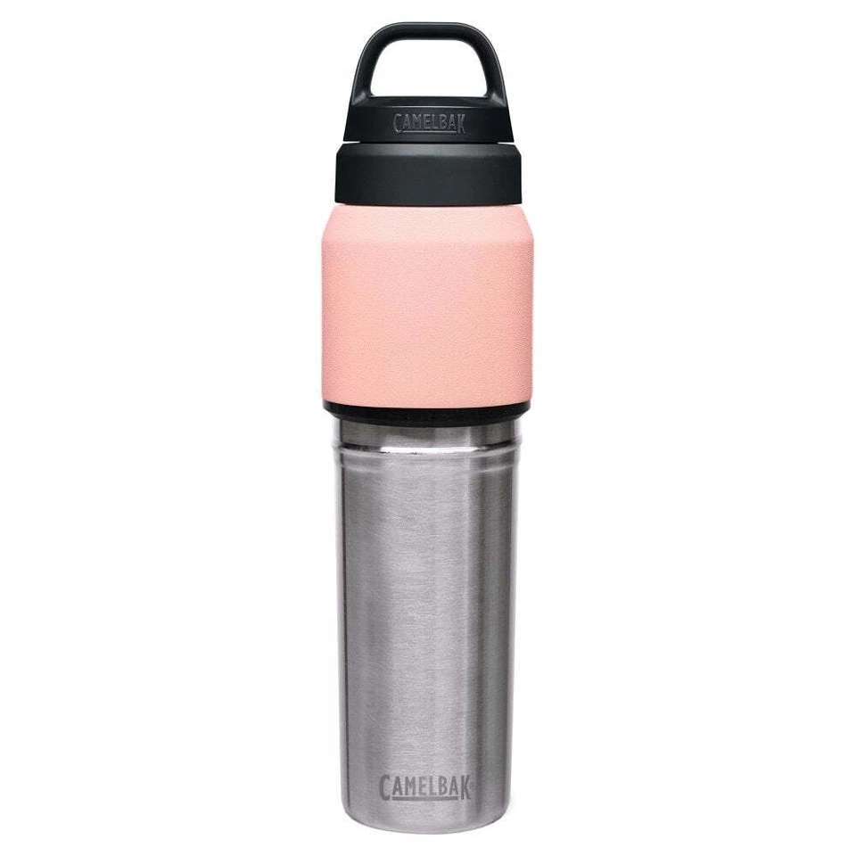 CamelBak Multibev Sst Vide Tout-en-Un 650ML 480ML Cup-Terracotta Rose/Camélia - Photo 4/4