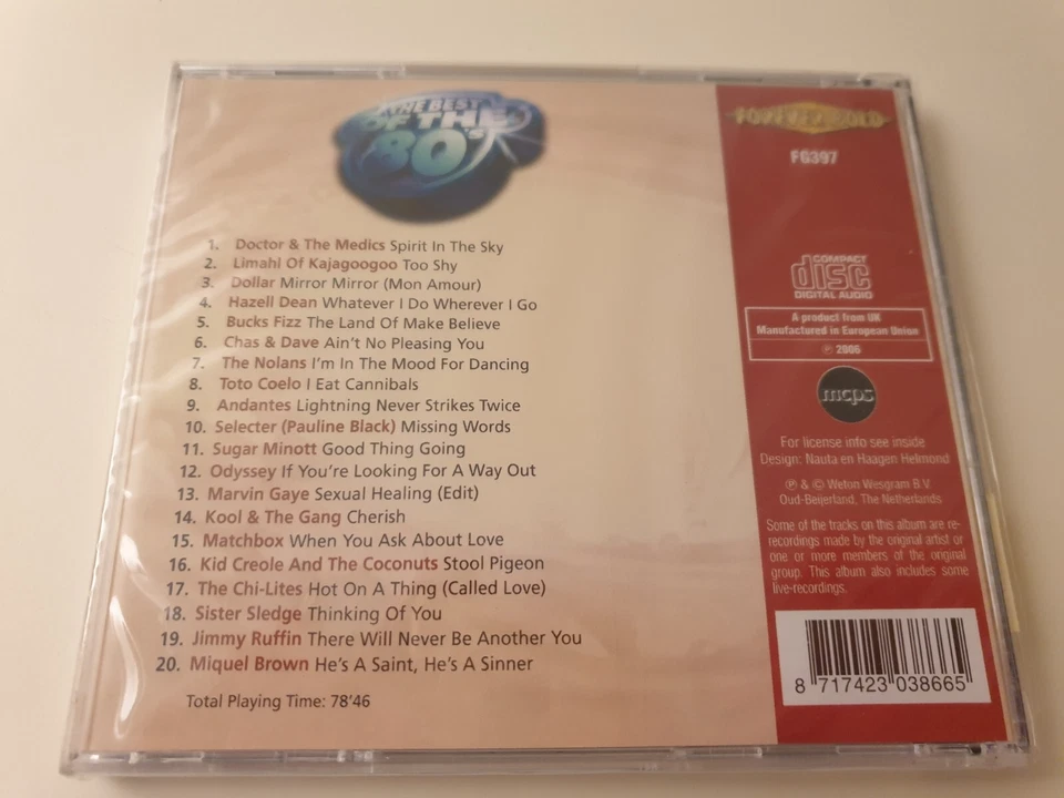 The Best of The 80 S  CD unbenutzt - Bild 2 von 2