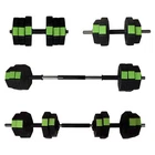 Adjustable Dumbbell Set with Iron Handle 30lbs/44lbs Weight for Home Gym