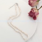 Small Natural 4-5mm White Freshwater Baroque Pearl Loose Beads 15