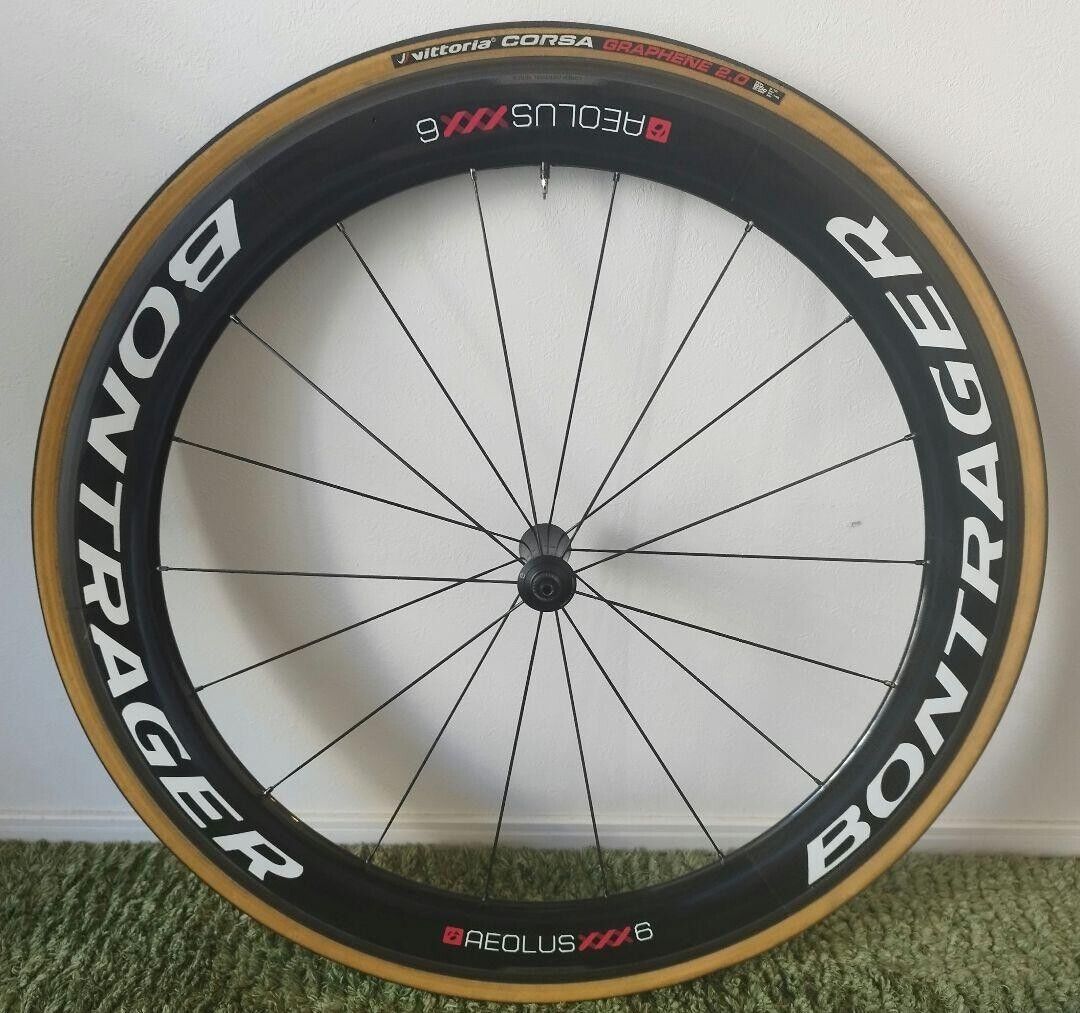 Bontrager Aeolus XXX 6 TLR Clincher Front Wheel Only Carbon Bontrager Aeolus XXX 6 TLR Clincher Front Wheel Only Carbon