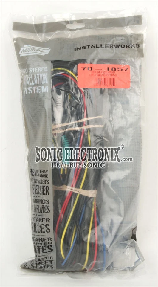 Arnés de cables de derivación amplificador y sintonizador Metra 70-1857 89-96 Cadillac/Corvette Bose Foto 3 de 3