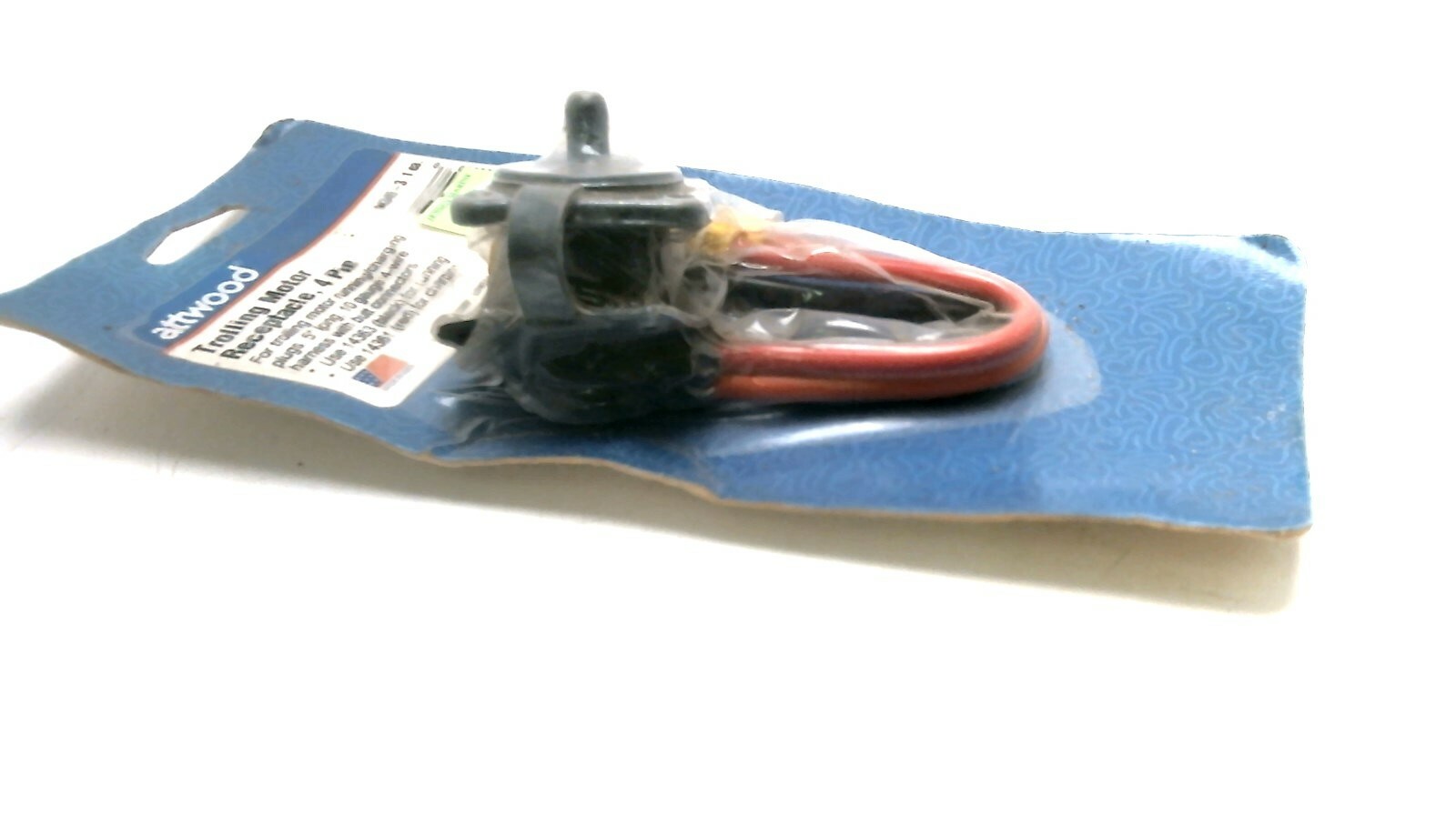 Attwood 143493 Trolling Motor Receptacle, 4 Pin for Running/Charging