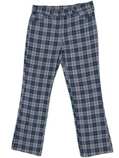 1980s Vintage Plaid Pants 35x31
