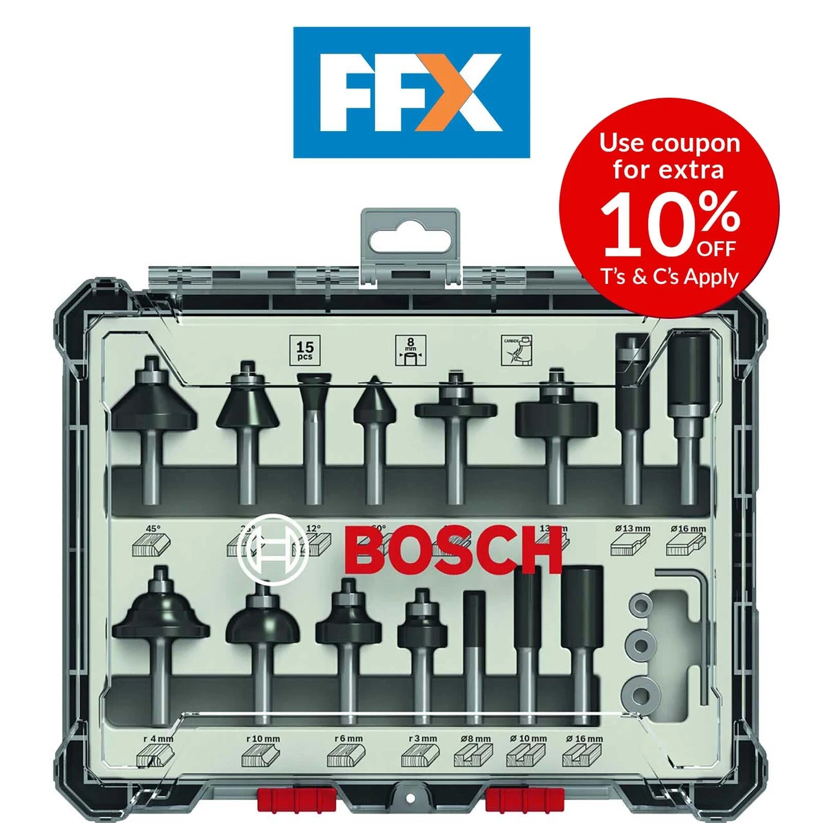 Bosch professional router bits deals