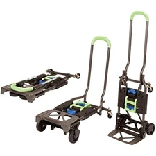 COSCO Shifter Multi-Position Folding Hand Truck and Cart, Green