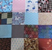48 PCS ASSORTED 100 COTTON FABRIC SQUARES QUILTING 5"X 5" CHARM PACK