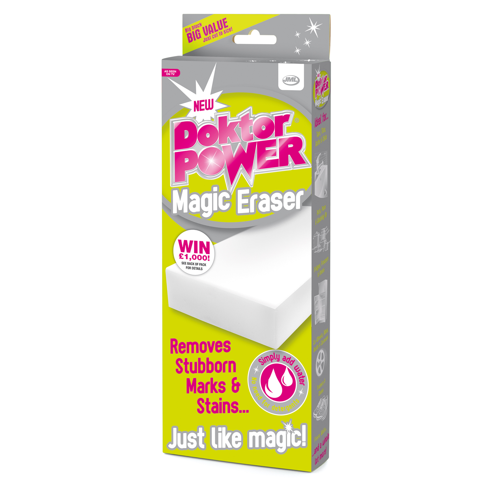 Doktor Power Magic Eraser for Surface Marks & Stains Can Be Used on all