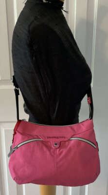Hedgren Adjustable Shoulder/Crossbody Bag Hot Pink Purse/Bag 12  x 8  NEVER USED