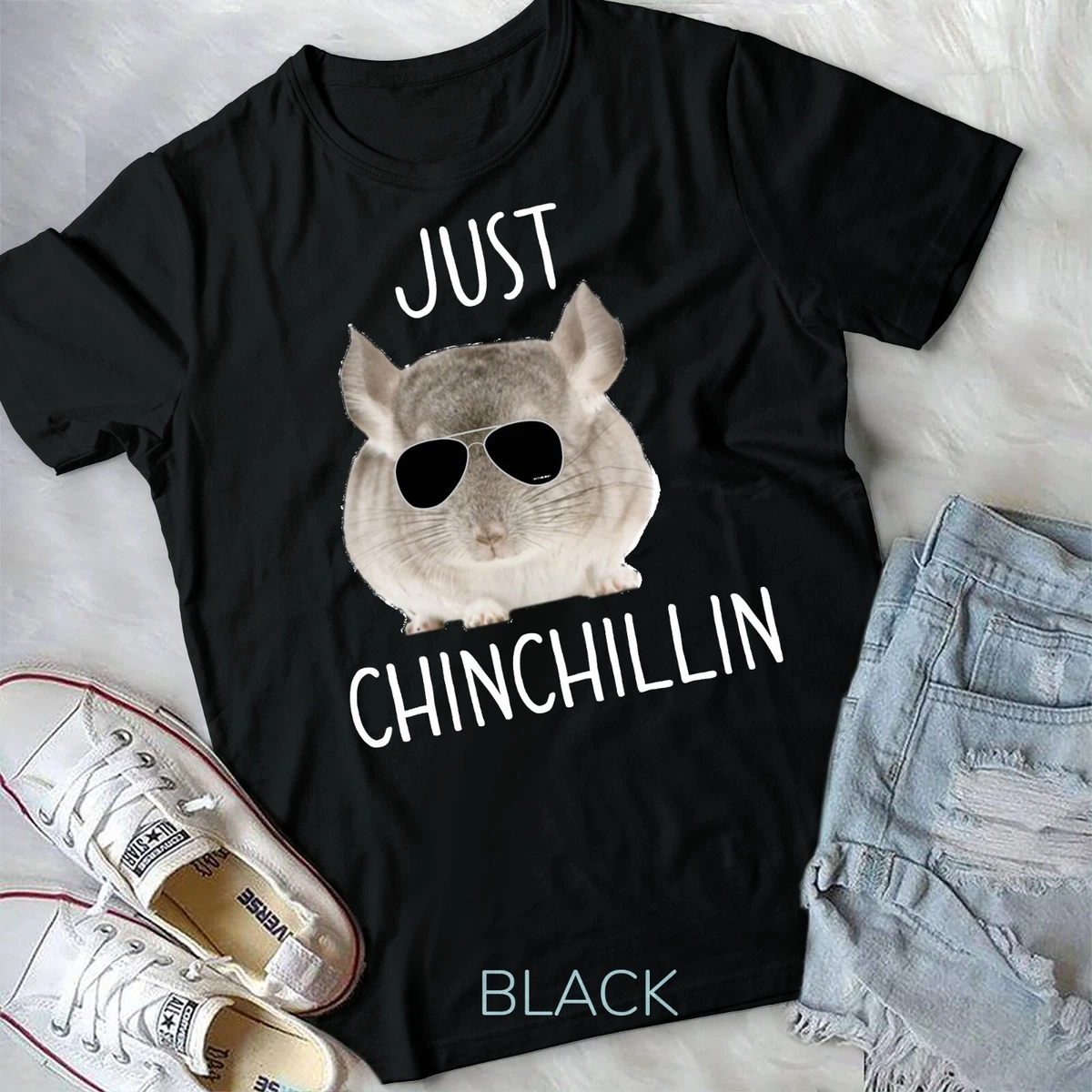 Chinchillin top t shirt