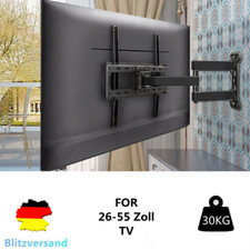 Fernsehhalter TV Wandhalterung Wandhalter Neigbar schwenkbar 26-55 Zoll Arm Slim