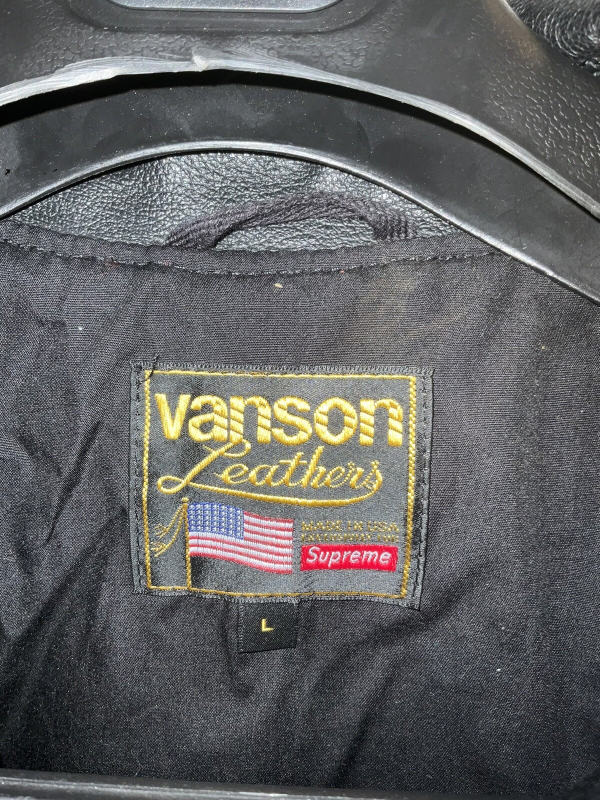 supreme vanson leathers ghost rider jacket