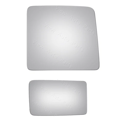 Pair Set Mirror Glass For 08-16 Ford F350 F450 F250 Super Duty Passenger Side RH