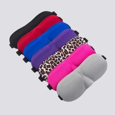 Soft Sleep Eye Mask Blindfold Travel Aid Eyeshade Cover – Lightweight & Comfy