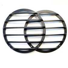 2 Pieces 6.5" Full Metal Aluminum Speaker Covers Mesh Grill Car Audio DJ PA BLK