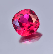 Natural Red Painite 3.60 Ct Cushion 8.1 MM Stunning AGL Certified Loose Gemstone