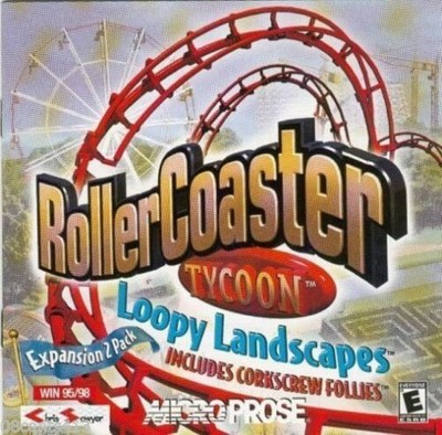 Cd-rom roller coaster tycoon loopy landscapes (jewel case) (742725224575)