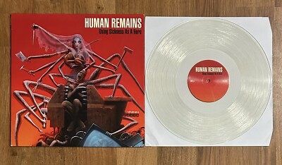 #ad Human Remains Using Sickness As a Hero CLEAR 100 vinyl LP record Rare amp; OOP $63.99