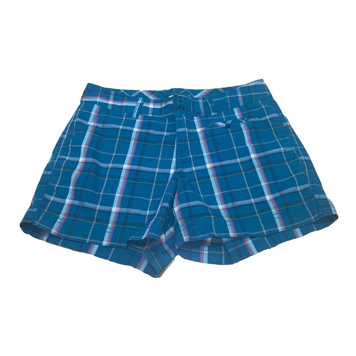 Шорты женские Columbia из хлопковой смеси в клетку