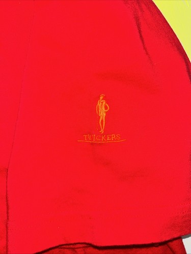 Vintage KENNETH GORDON Large Men's Short Sleeve Red Polo New With Tags - Picture 4 of 5