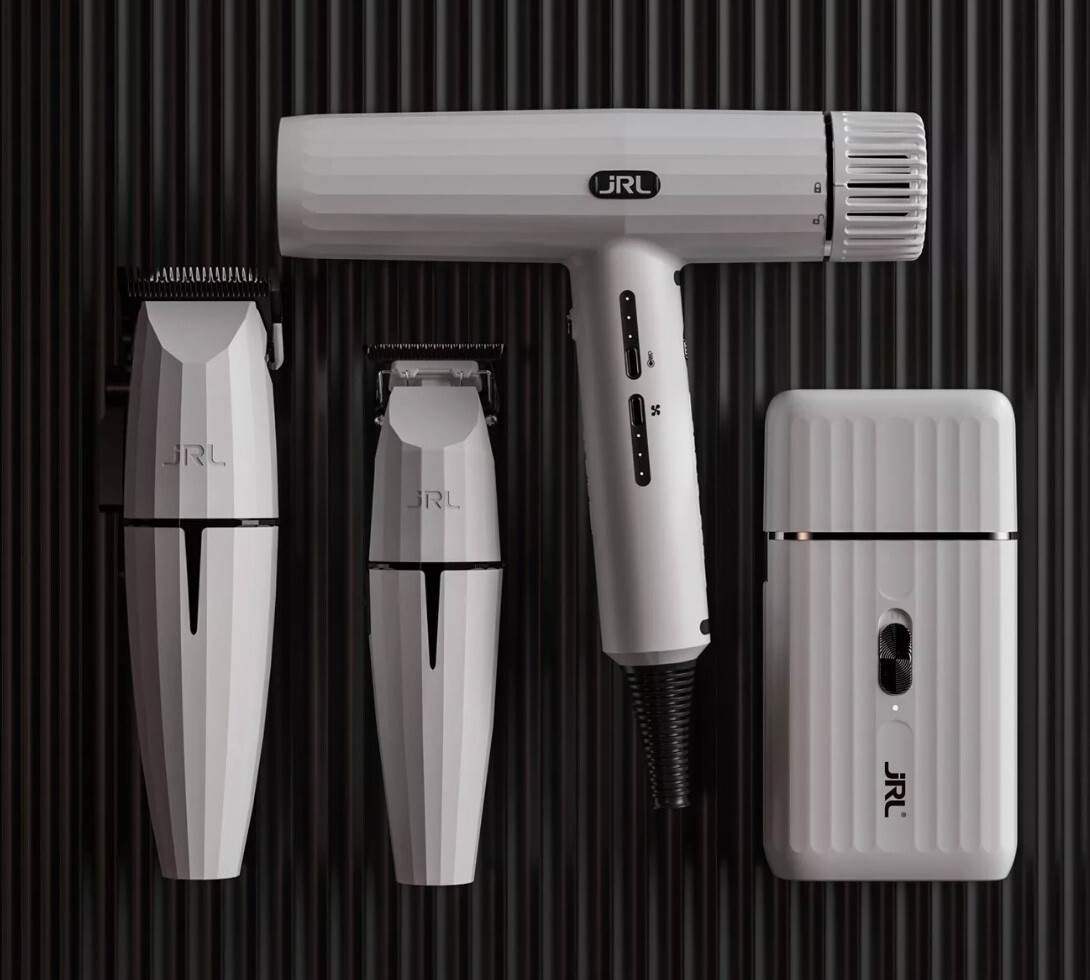 JRL Professional White Ghost Collection #3 Clipper Trimmer Shaver