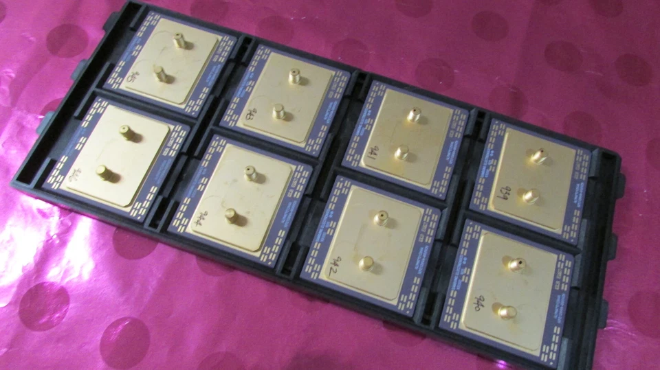 Vintage Tray Lot 8 New Digital DEC Alpha KP21264 CPU/Processor Gold Samsung PPro - Image 3 of 4